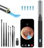 Cure-oreille avec caméra version innovante lumière LED 8 millions d'images WiFi cure-oreille étanche IP67 nettoyage d'oreille intelligent compatible avec iOS Android