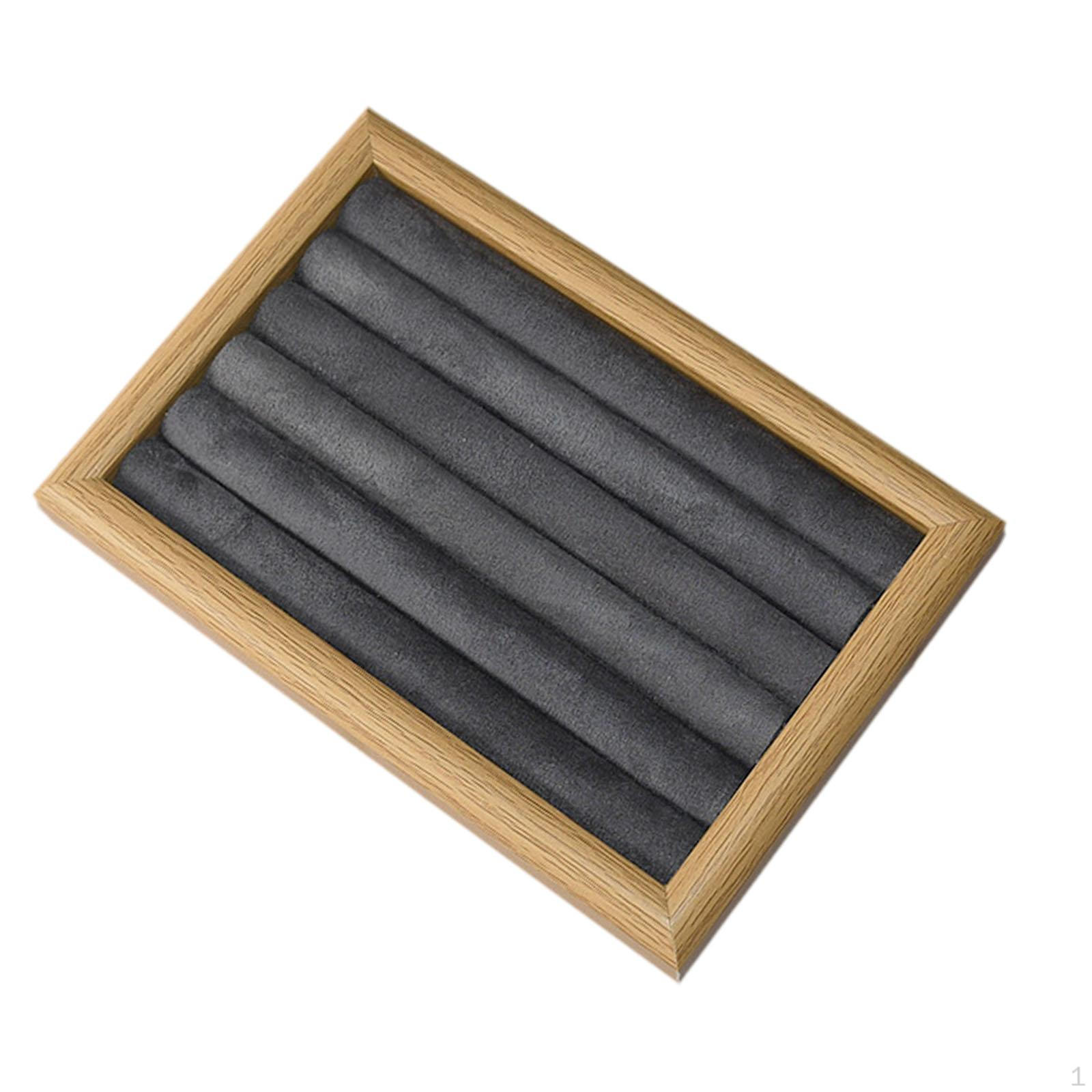 

Шикарная подставка для ювелирных изделий для организации колец и сережек Yellow Wood