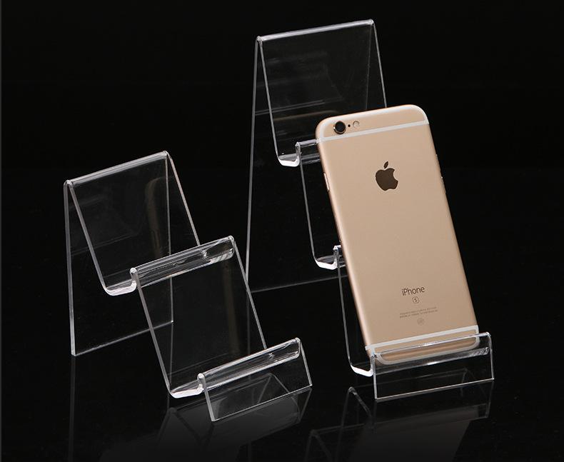 Neuer transparenter Kunststoff Arylic Sonnenbrillenhalter Brieftaschen Aufbewahrungsständer Handy Regalständer Badezimmer Organizer Mehrstufig   JU31710