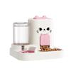 Cat Face Feeding Device, Water and Dry Food Combined Feeder, Feeding Bowl, Wet and Dry Separation Dog Bowl, Cat Bowl, Storage Food Bowl
