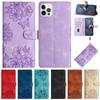PU Leather Wallet Phone Case For iPhone 16 15 14 Plus 13 12 Mini 11 Pro Max XR XS X 10 7 8 6 6S SE3 SE Protect Book Stand Cover