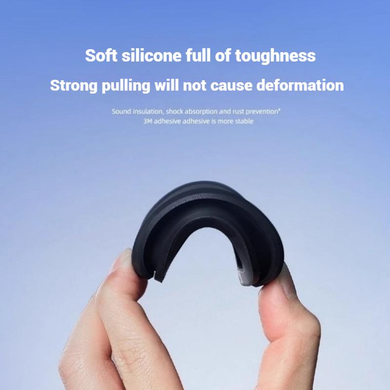 4Pcs Car Silicone Door Lock Buckle Cover Anti-collision For BMW X1 X3 X5 X6 X7 seriesE46 E90 E83 F10 F30 E60 G60 Car Accessories