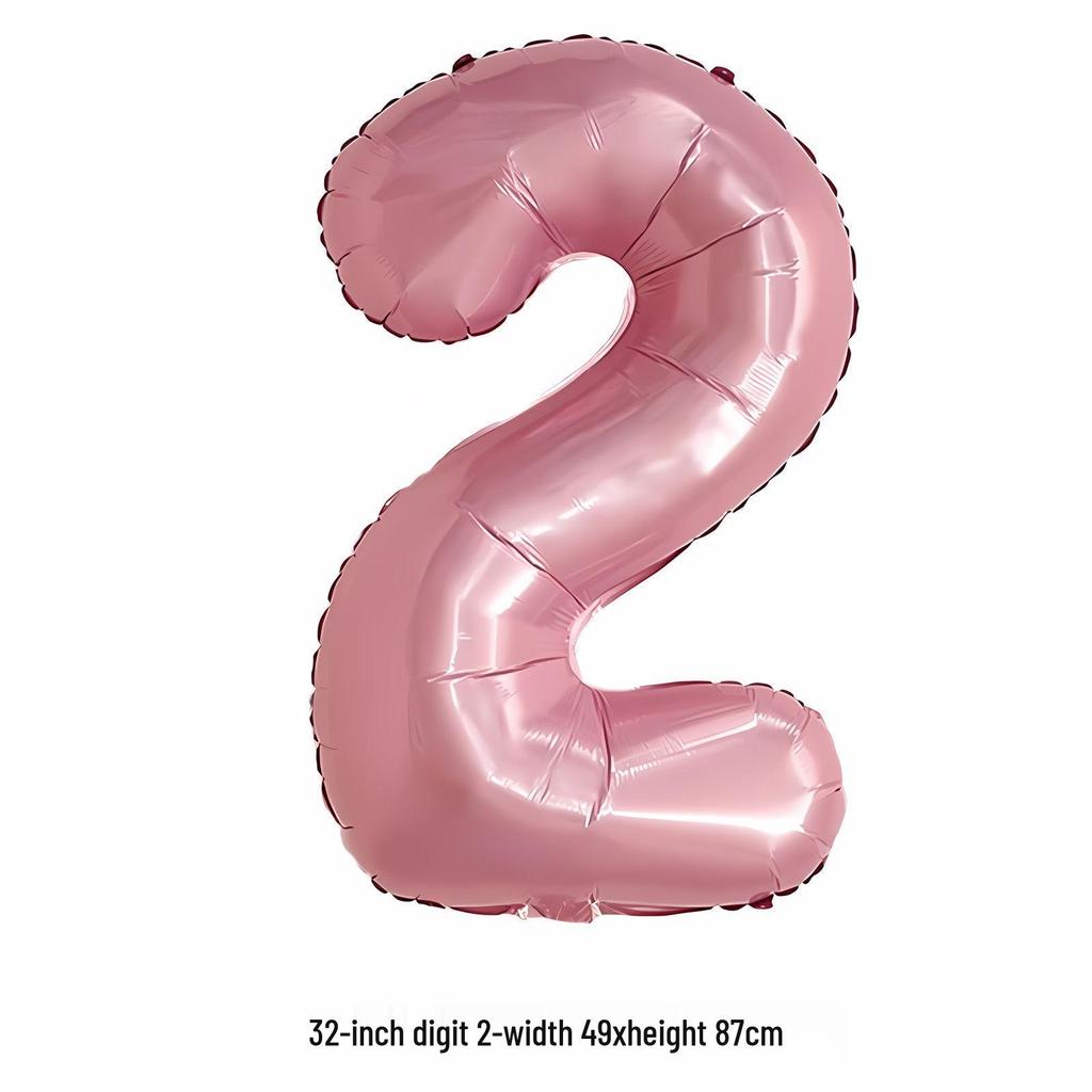 32-Inch White Number '40' Birthday Balloon, Aluminum Foil Party Decoration Prop