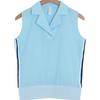Shop   Women Tapered Collar Mesh Span Golf Vest Lb Wvs 21240 Black