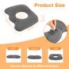 Inflatable Donut Seat Cushion Adjustable Inflatable Donut Pillow Pain Long Sitting Relief Practical Leakproof Chair Seat Cushion