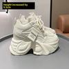 Women's Dad Shoes High Thick Bottom Increasing 9cm Korean Version Height Casual Mesh Shoes