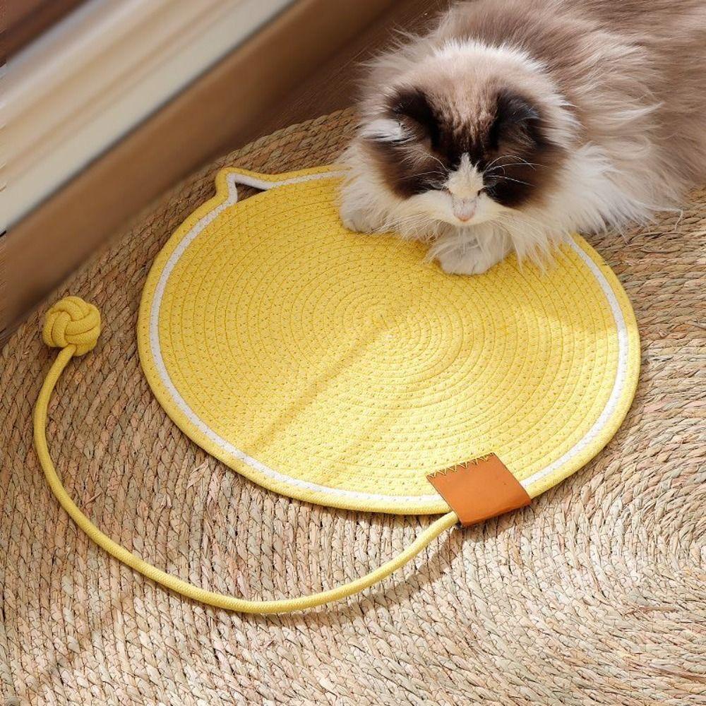 Sofa Furniture Protector Cat Scratcher Mat Round Shape Cat Scratching Board