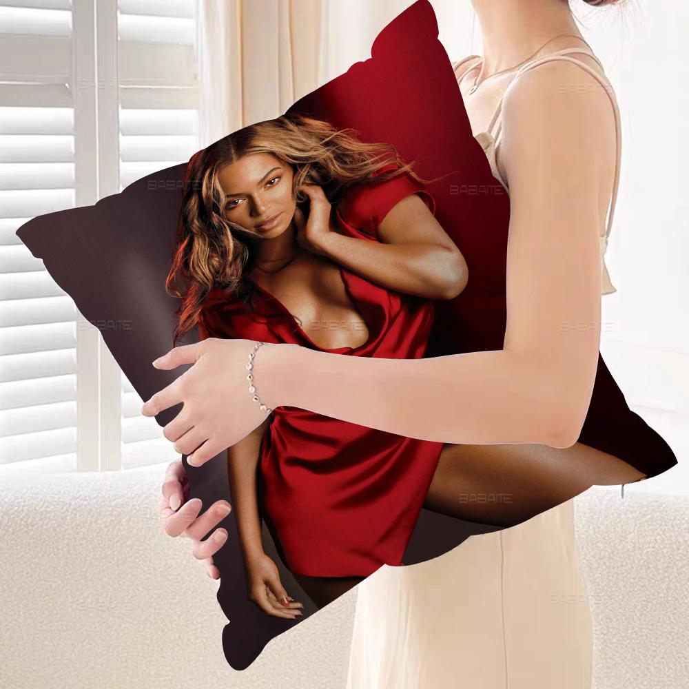 Retro B-Beyonce Singer Cushion Cover Decorative Pillow Sofa Home Decor Case Pillow Cases