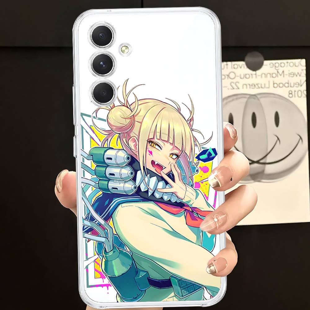 H-Himiko T-Toga HD Clear Transparent Phone Case For Samsung Galaxy A52,A12,A51,S24,S23,S22ULTRA,S21 Edge,S20LITE,Plus,U