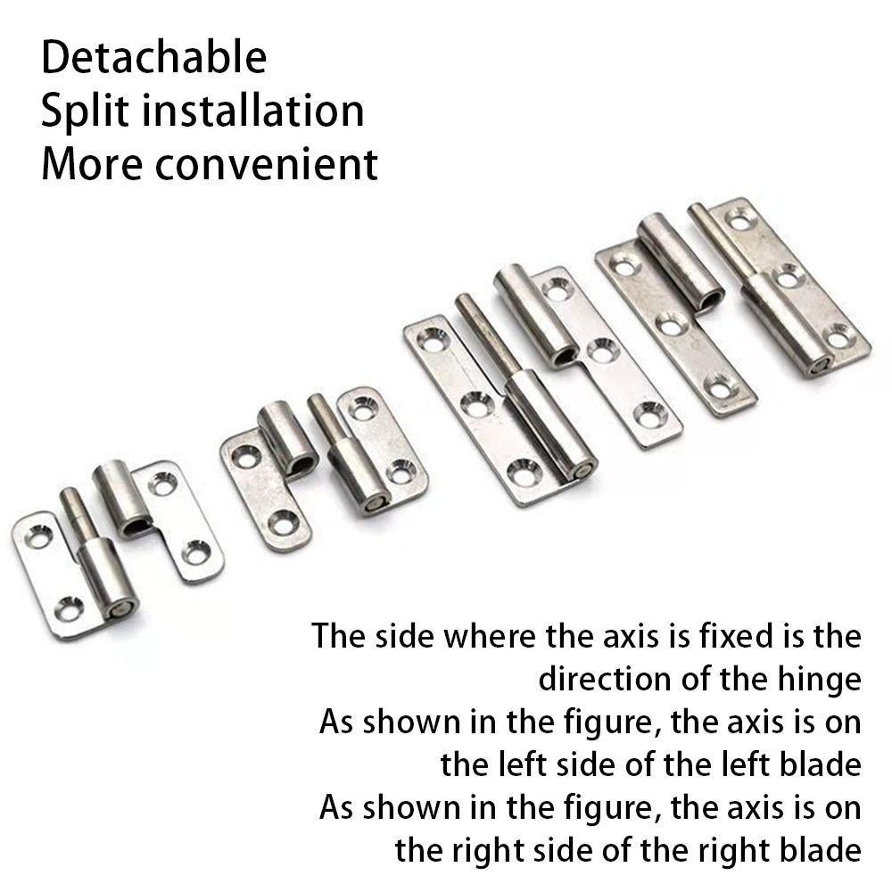 1Pcs Lift Flag Off Detachable Hinges Flat Door Hinge  For Cabinets/Wardrobes/Doors