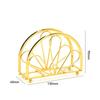 Creative Stainless Steel Iron Napkin Holder Modern Style Stable Paper Dispenser Rack Napkin Organizer Table Decoration