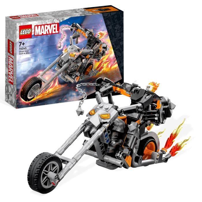LEGO® Marvel 76245 Robot i Motocykl Ghost Ridera, Zabawka z Figurką Superbohatera
