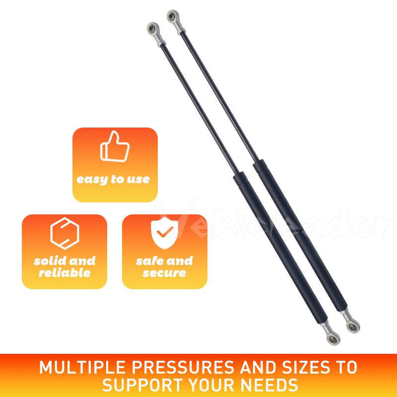 2pcs 650MM 300/400/600/800/1100/1200N Car Gas Struts Spring Shocks Lift Supports RV Windows Storage Damper Camper Back Window