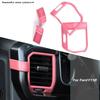 Center Console Side Air Vent Outlet Cover Fit Bezels For Ford F150 -22 Pink