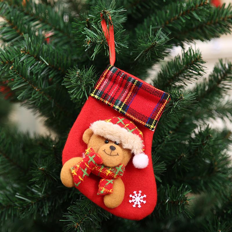 

Веселые рождественские носки, елочные украшения, мешок, рождественский подарок, сумка для конфет, милые ткани с несколькими стилями на выбор