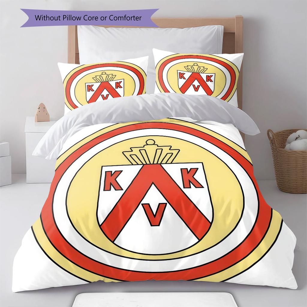 KV Kortrijk Bedding Quilt Set Quilt Cover Pillowcase Home Decoration Birthday Gift (1 * duvet cover + 2 * pillowcase, without core)
