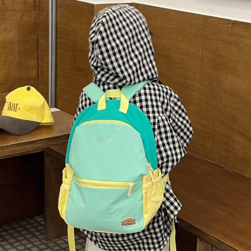 Colorful Cute And Childrens School Backpack Available In Black Green Pink And Blue
