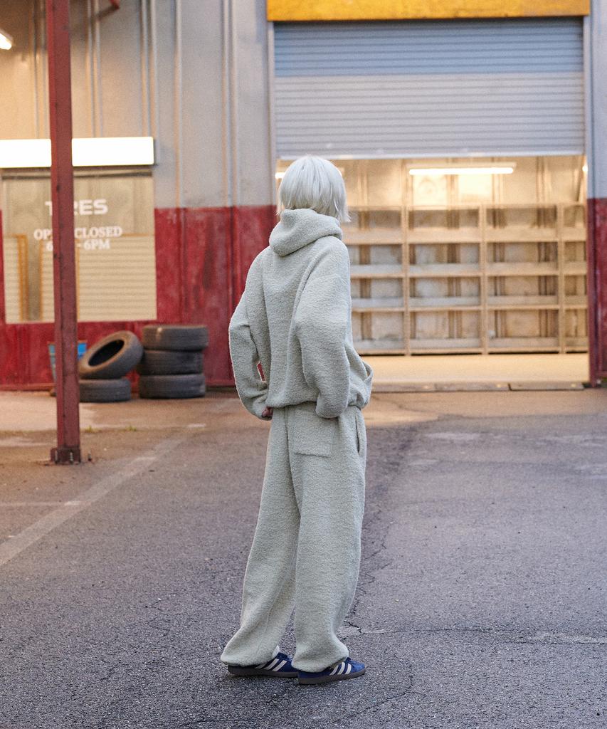 GREENBUTTER Teddy Wool Pants (Sand Beige)