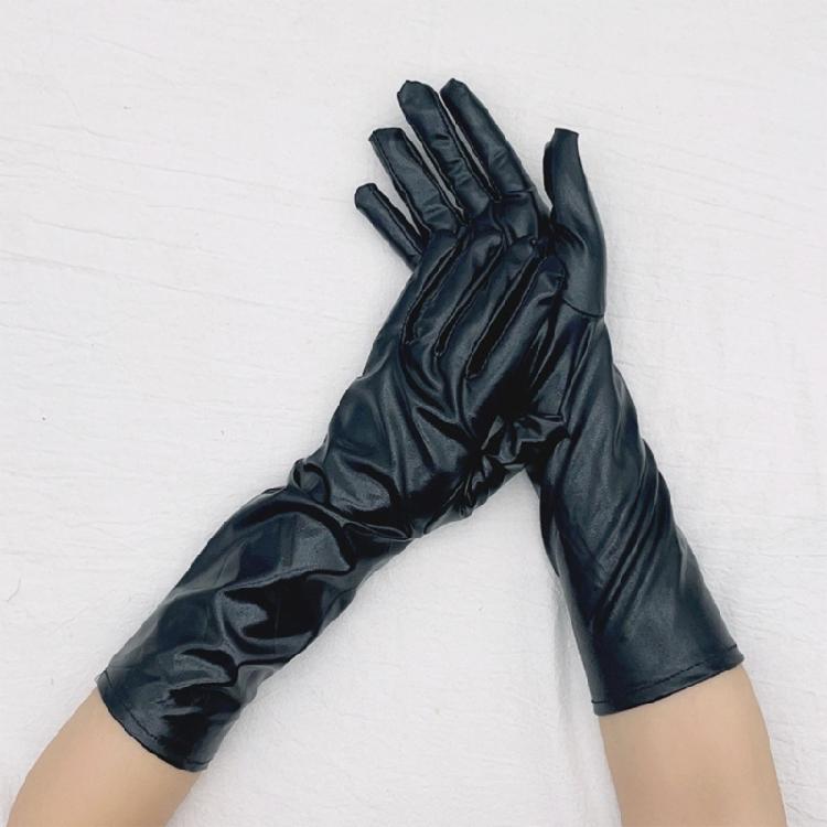 Sexy Metallic Gloves Spandex Gloves for Opera for Women and Girls Gift