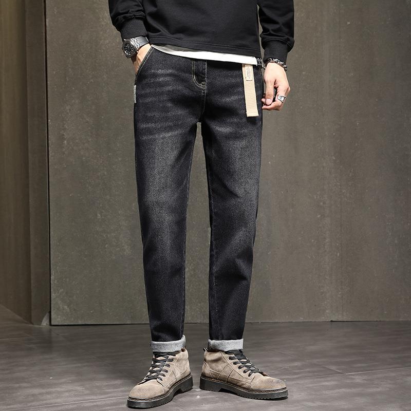 Men's Plus Size Jeans Trousers Loose Straight Leg Street Vintage Jeans