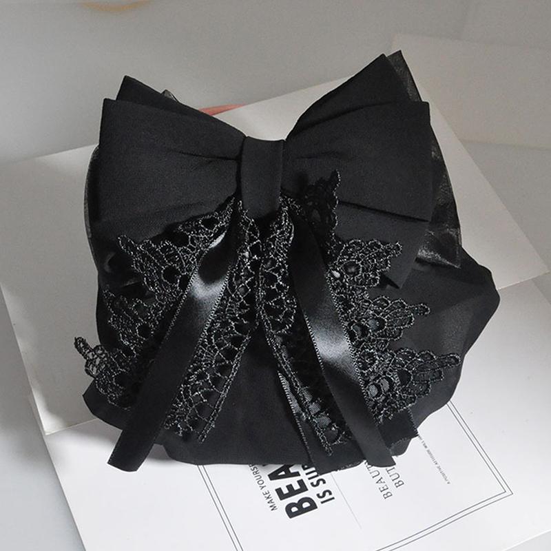 Ручная работа Бант для волос Сетка для волос Бантик Сетка для волос Женская Девочка Кружевная работа Сетка для волос Головной убор Для медсестры Банка Кейтеринг