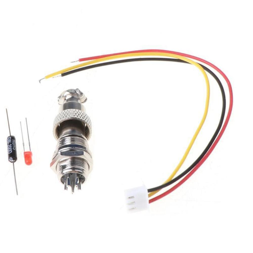 Knoflík kontrolky zahřívání 12-24V Modrý HAKKO T12