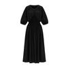 T View V-Neck Smoke Banding Long Dress_V6B-Cop017