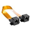 High Speed Cat5 Soft Ribbon Ethernet Cable with Fixed Ear Bendable Cable for Secure Wall Routing & Home Networking