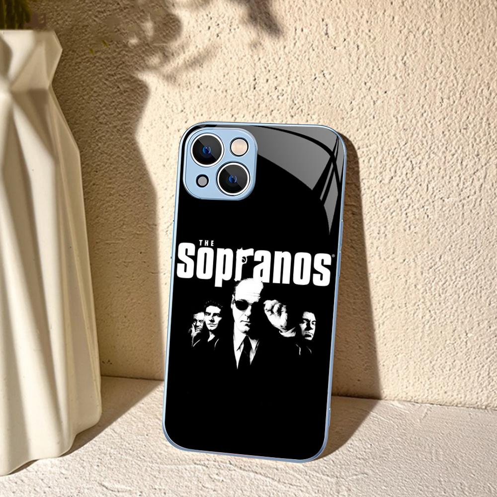 The Sopranos TV Phone Case For IPhone 14 13 12 Mini 11 Pro XS Max X XR 14 Plus Tempered Glass Cover