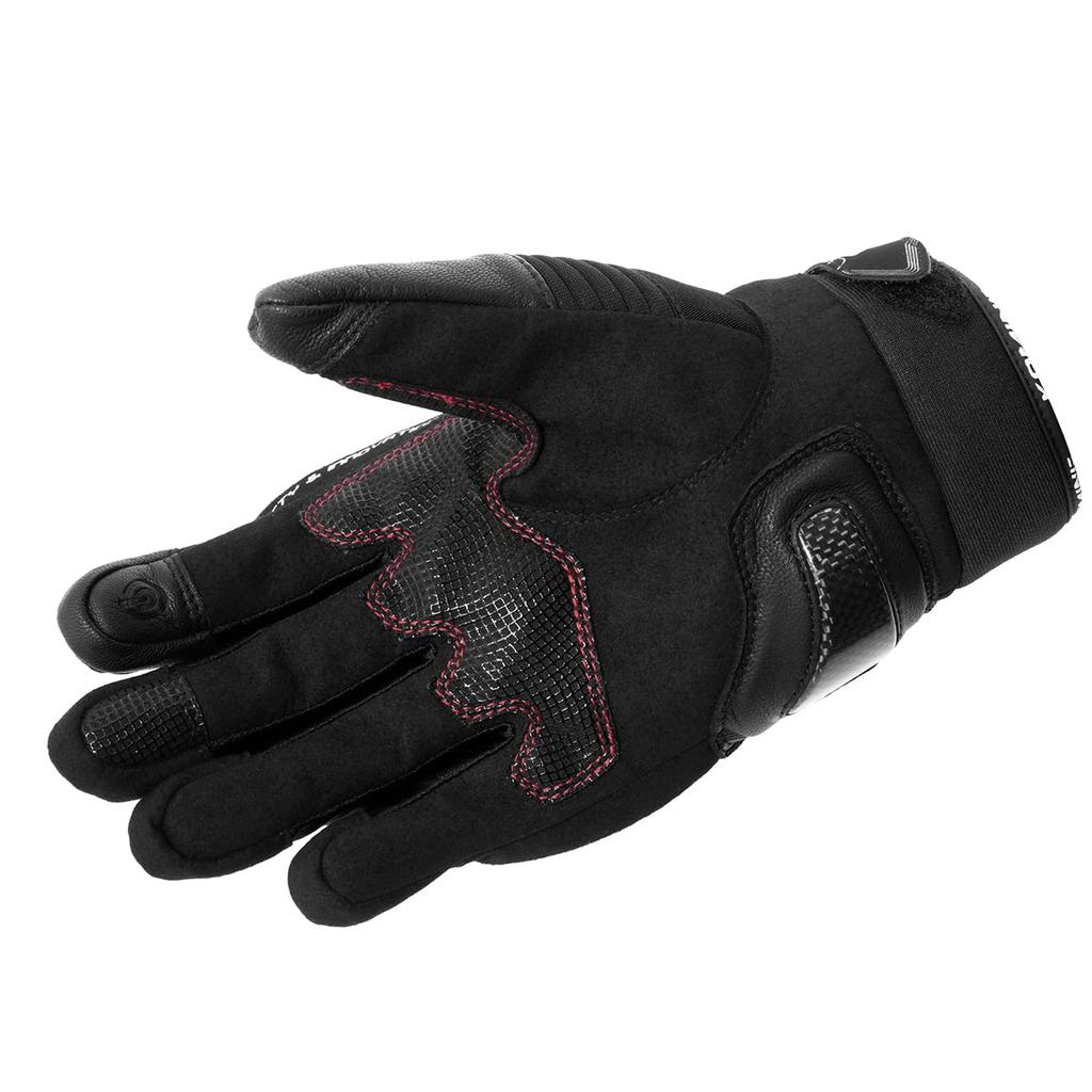 Komine GK-819 Carbon Protect Winter Gloves for Motorcycles, Beige, Size L