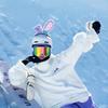 Winter Ski Helmet Decoration With Bunny Ears For Snowboarding Electric Bike Motorcycle Equestrian Headgear Unique Helmet Accessory