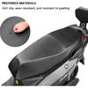 Motorcycle Scooter Seat Cover, Universal Motorbike Seat Cover with Elastic, Breathable PU Leather Scooter Seat Rain PRrotector Cover for Most