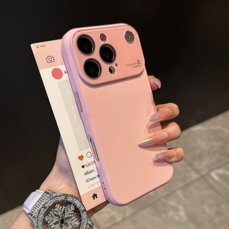 

Мягкий чехол для телефона из жидкого силикона с защитой камеры и ароматом для iPhone 16 15 Plus 14 13 17 Pro Max 11 Однотонный ударопрочный чехол For iPhone 16 ProMax