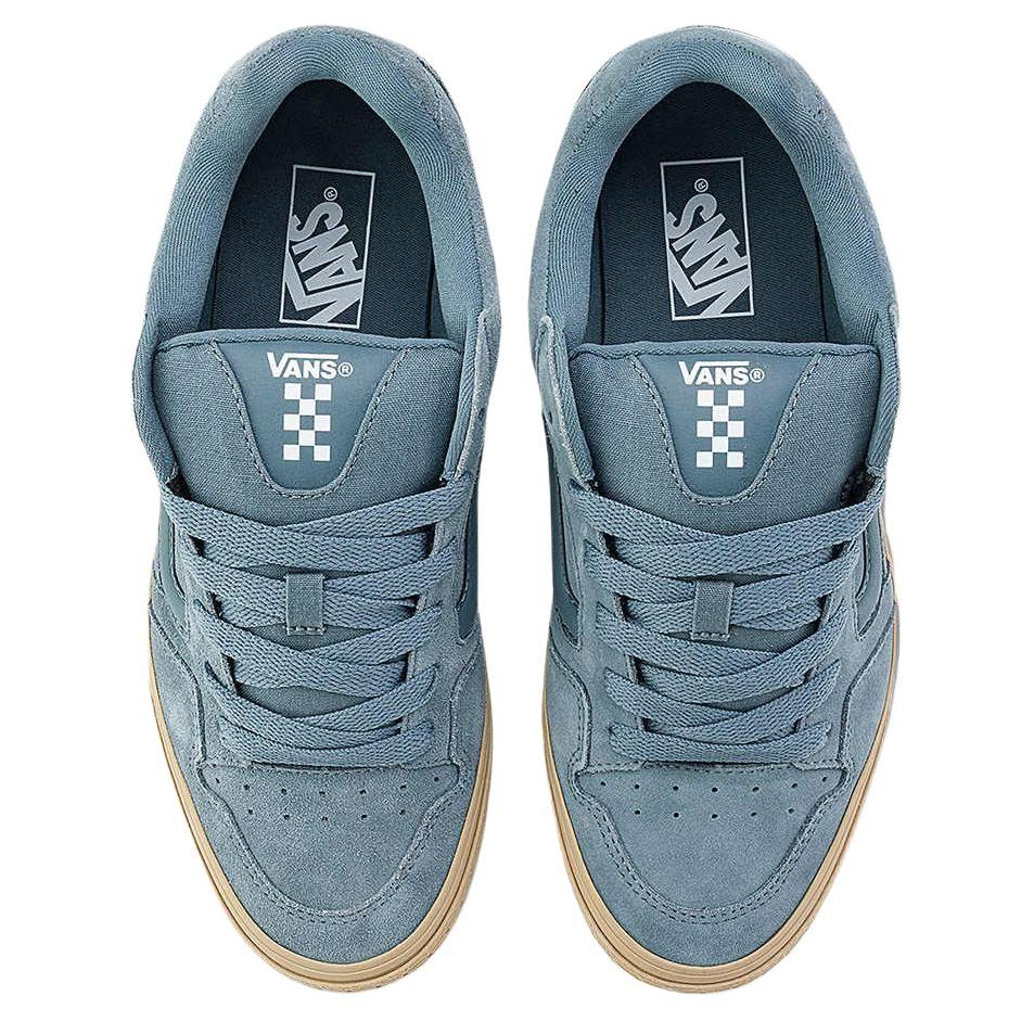 Vans Caldrone Comfortable Versatile Durable Low-Top Skate Shoes Men Sneaker Blue VN000CSPRV2