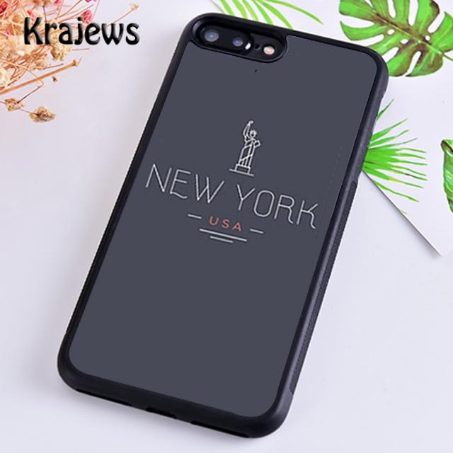 Krajews Dark Night New York City Phone Case Cover For iPhone 17 Air 16 15 14 plus 11 12 pro max coque Shell Fundas