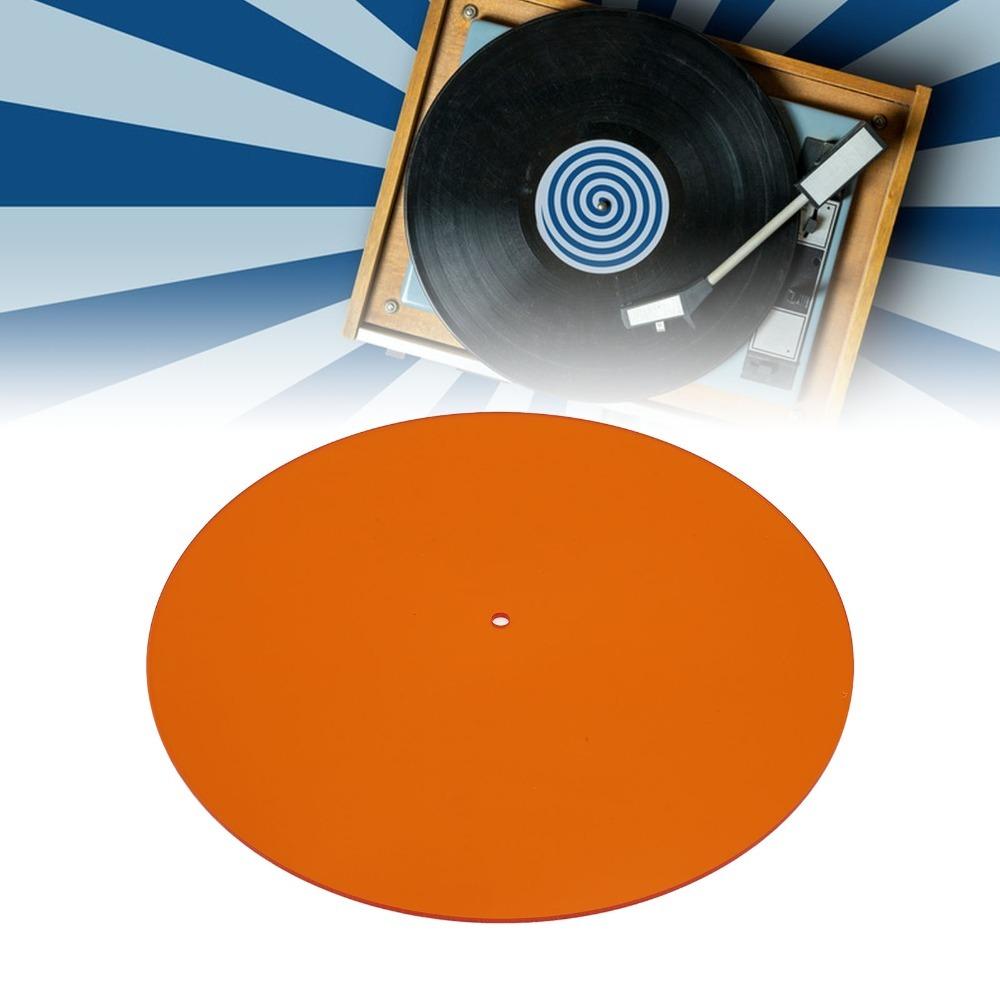 Reduce Noise Record Player Mat 300*3mm Platter Slipmat for LP Records 12in Record Player Accessory