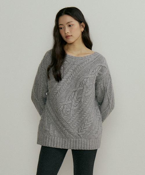 Lingseoul Fishermans Knot Knit-Melange