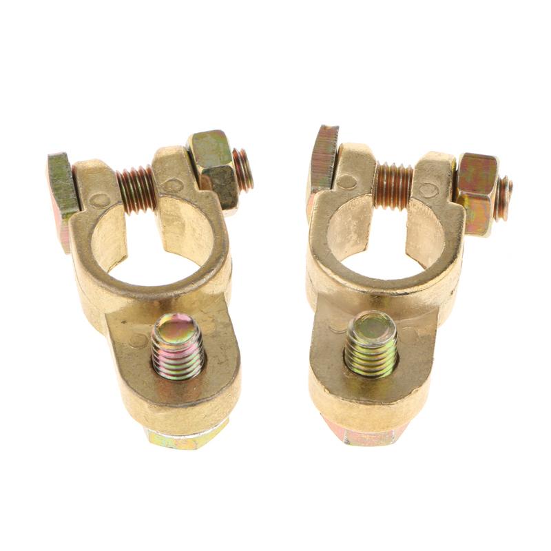 Positive Negative Motorcycle Car Battery Terminal Clamp Clips Connectors