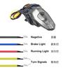 APP Adjustable LED Tail Brake Light Assembly for Y16ZR Motorcycle High Visibility Safety Feature Modified Accessories