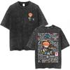 Vintage Washed Shape of You The Music of Ed Sheeran Tour 2026 T Shirts Men Women Cotton Casual Short Sleeve Oversized Tee Shirt