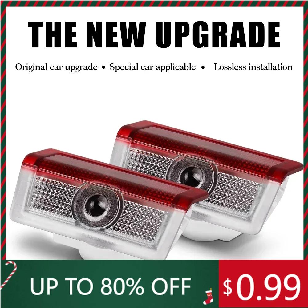 2025 Hot 2X Car Door Sign Welcome Light LED Projection Light For Mercedes Benz AMG GLC GLA GLE GLS GL W204 W176 W205 W213 W166 W