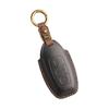 The Retro Key Cover Is Suitable for Hongqi H5 H7 Old Car Handmade Leather Key Protection Case Ring.