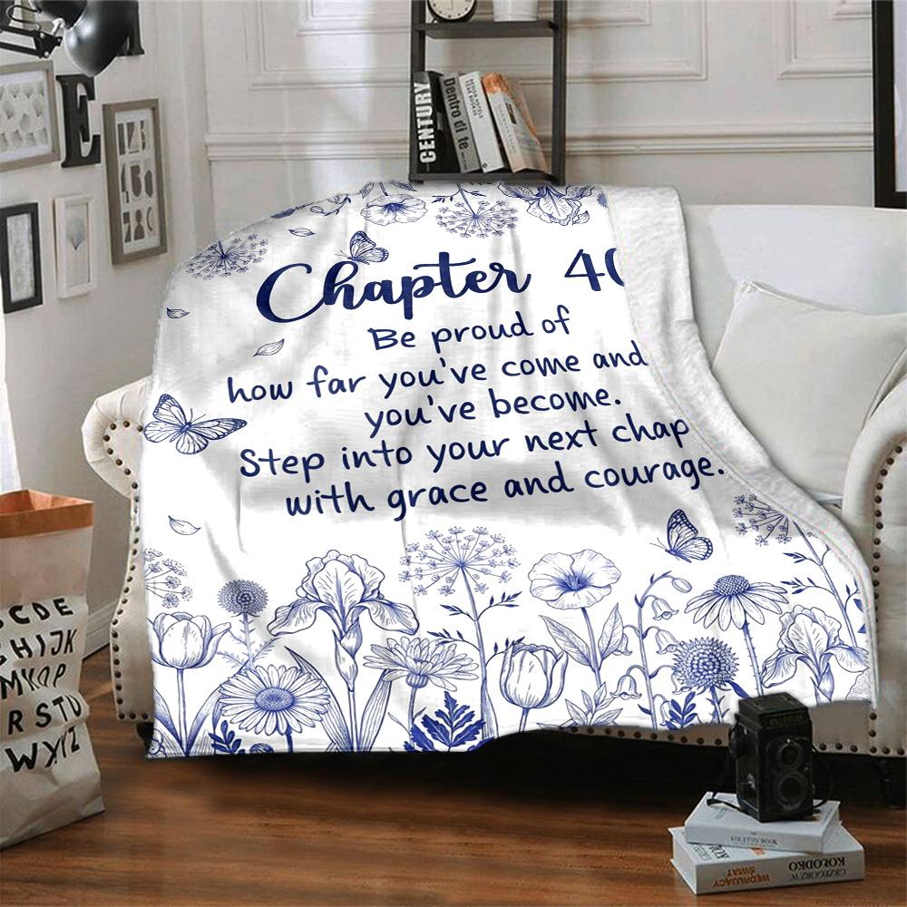 Celebrate your 40th birthday with blankets in various styles and made of comfortable materials for All Occasions Modern Suitable Relatives Y38