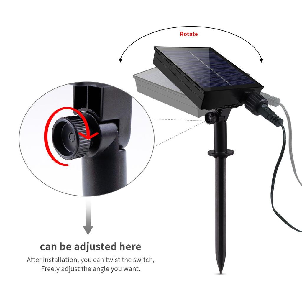 Ghirlandă Luminoasă Solară de Exterior Impermeabilă Panou Solar Mare Lampă cu Încărcare Rapidă Pentru Decor de Grădină