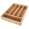Bamboo cutlery drawer insert 35x26 cm