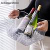 Ice Bucket Bar: Red Wine & Beer Multi-purpose Storage for Fruits, Vegetables, and Camping.