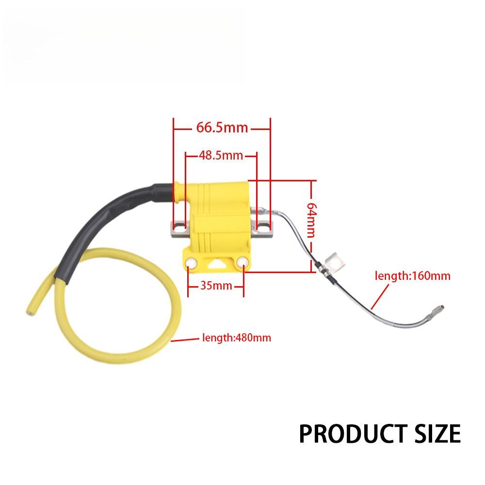 Universal 2T/4T Motorcycle Ignition Coil Racing Coil for ATV Scooter Moped Go Kart Dirt Bike Yamaha Ktm NC250 Ignition