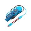KJ08 Electronics Activation Check Clip with Spring Clip, Two End-Fitted Cables and Board-Mounted Push Button for Temporary Supply Tasks