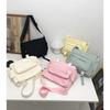 High Capacity Retro Canvas Bag Unisex Style Perfect For Daily Use With Zipper Closure