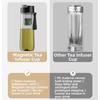 Tritan Material Portable Water Bottle Large Capacity Tea Cup with Filter  Tea Brewing